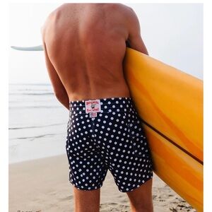 Birdwell Beach Britches 808 SURFSTRETCH SIDE POCKET BOARDSHORTS 42 polka dot